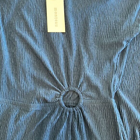 NEW Monteau Los Angeles Teal Dress - Picture 6 of 6